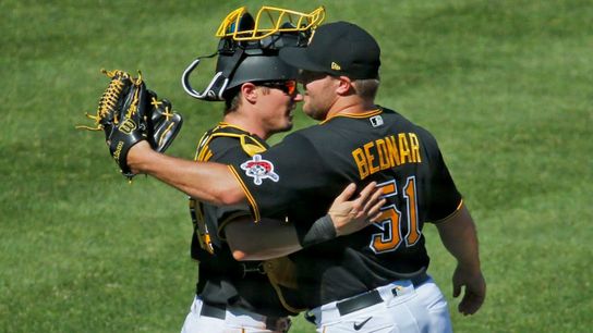 North Shore Tavern Mound Visit: How Bednar gets hitters to miss in the zone taken at PNC Park (Mound Visit)